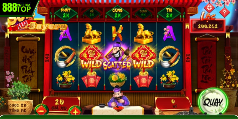 Game nổ hũ ông đồ đậm chất tết